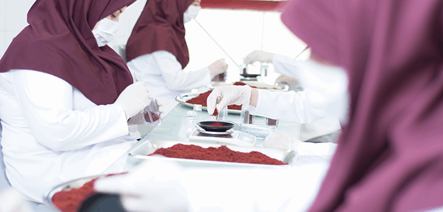 مراحل بسته بندی زعفران برای صادرات | شرکت صدف پک